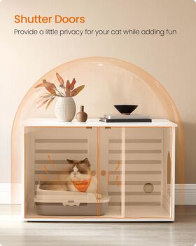 Cat Litter Box Enclosure Side Table, 6 of 10