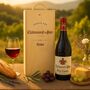 Personalised Chateauneuf Du Pape Red Wine Gift Set One Bottle, thumbnail 1 of 3
