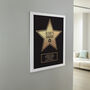 Personalised Star Award White Poster Frame, thumbnail 2 of 3