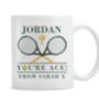 Personalised Tennis Mug Gift, thumbnail 4 of 5