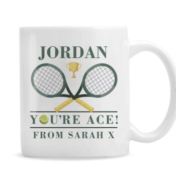 Personalised Tennis Mug Gift, 4 of 5