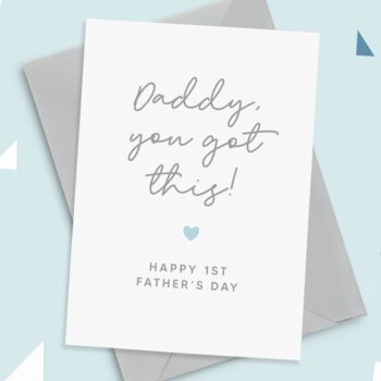 You Got This! First Father's Day Card, 4 of 4