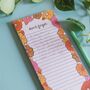 To Do List Pad | Retro Floral, thumbnail 5 of 6