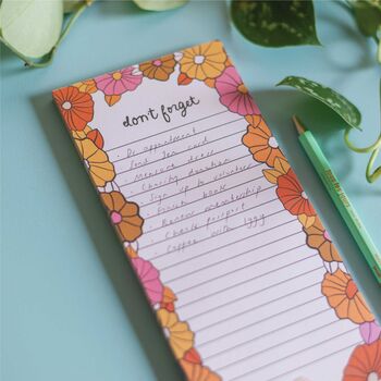 To Do List Pad | Retro Floral, 5 of 6