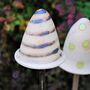 Personalised Ceramic Toadstool Cane Toppers, thumbnail 8 of 11