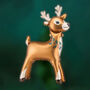 Festive Standing Reindeer Foil Balloon Decoration, thumbnail 5 of 5