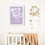 Personalised Name Print With Handwritten You Are Here, thumbnail 8 of 10