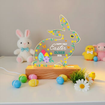 First Easter Bunny LED Night Light, 3 of 6