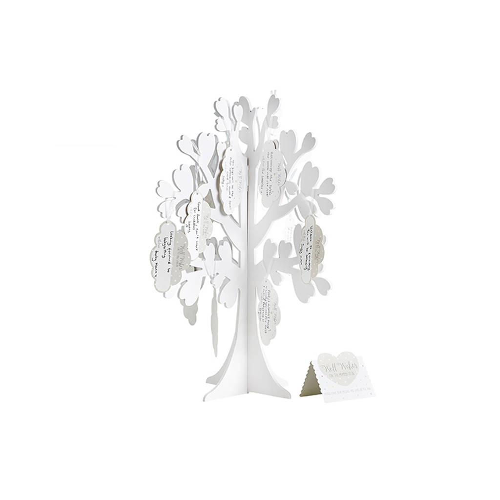 Baby Shower Wishing Tree Set By Peach Blossom