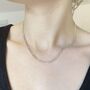 Sterling Silver Figaro Chain Necklace, thumbnail 1 of 6