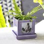 Personalised Photo Mini Cube Plant Pot For Mum, thumbnail 6 of 8