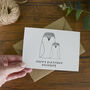 Penguin Happy Birthday Mummy Card, thumbnail 4 of 4