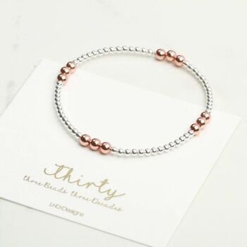 50th Birthday Stacking Bracelet Gift For Her, 3 of 3