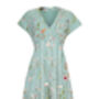 Summer Dress In Meadow Flower Embroidered Lace, thumbnail 2 of 3