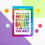 Awesome Coolest Dad Father's Day Card, thumbnail 2 of 4