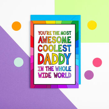 Awesome Coolest Dad Father's Day Card, 2 of 4