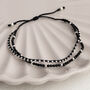 Sterling Silver Double Gemstone Friendship Bracelet, thumbnail 9 of 11