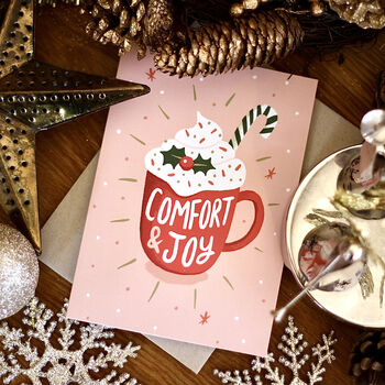 Comfort And Joy Christmas Card, 4 of 5