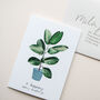 Plant Happy New Home Moving Card, thumbnail 3 of 4