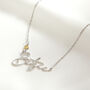Personalised Name And Gemstone Necklace Gift, thumbnail 5 of 6