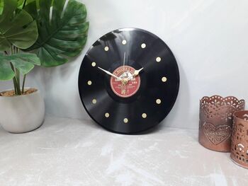 Record Clock Vinyl 10' Inch Music Lover, 3 of 8