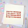 Personalised Laser Cut Heart Valentine's Day Card, thumbnail 1 of 3