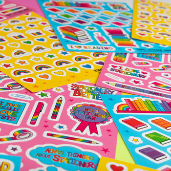 Stationery A5 Vinyl Sticker Sheet, 8 of 9