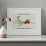 Personalised Dinosaur Family Print, thumbnail 2 of 3