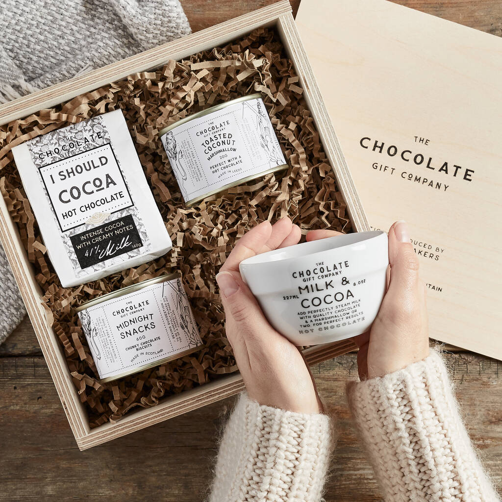 Hot Chocolate Lover Gift Hamper By The Chocolate Gift Company