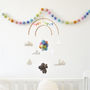 Elephant Flying With Rainbow Balloons Nursery Mobile, thumbnail 5 of 12