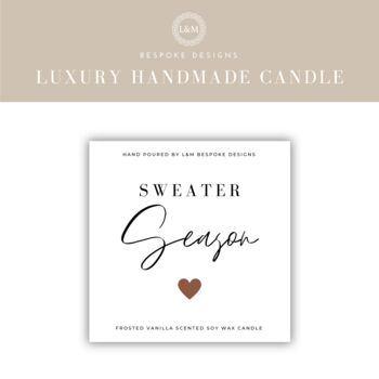 Sweater Season Scented Candle, 5 of 6