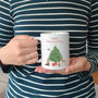 Personalised Woodland Animals Christmas Mug, thumbnail 5 of 5