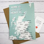 Home Is Where The Heart Is Greetings Card Scotland, thumbnail 1 of 2
