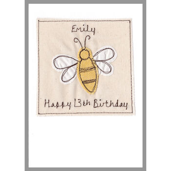 Personalised Bumble Bee 1st Birthday Card, 3 of 12