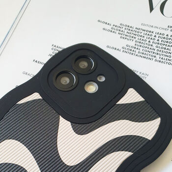 Curvy Striped Phone Case For iPhone, 5 of 5