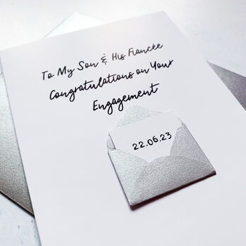 Personalised Congratulations On Your Engagement Card, 2 of 7