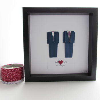 Bespoke First Wedding Anniversary Couples Frame, 3 of 12