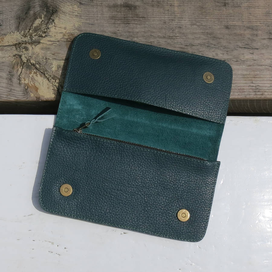 fairtrade handmade leather wallet by aura que | notonthehighstreet.com