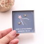 Sterling Silver 'Leave A Little Sparkle' Star Earrings, thumbnail 1 of 6
