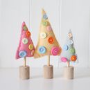 make your own felt christmas tree decorations by crafty alchemy  notonthehighstreet.com