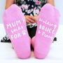 Personalised Walking The Dogs Women's Socks, thumbnail 1 of 4