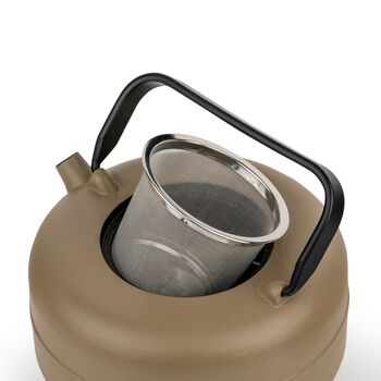 Cast Iron Teapot 750ml With Stainless Steel Fine Filter, 6 of 9