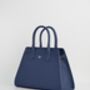 Catherine Rowe Pet Portraits Navy Structured Tote, thumbnail 3 of 5