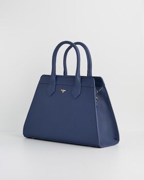 Catherine Rowe Pet Portraits Navy Structured Tote, 3 of 5