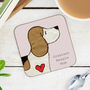 Beagle Dog Parent Coaster Gift, thumbnail 2 of 5