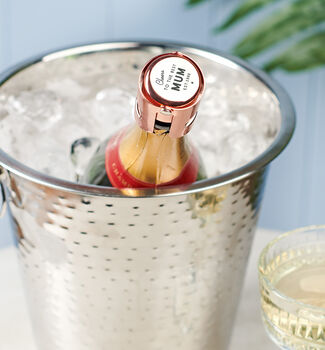 Personalised 'Cheers Dad' Luxe Champagne Stopper, 3 of 5