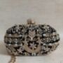 Black Handcrafted Pearl Clutch Bag, thumbnail 4 of 12