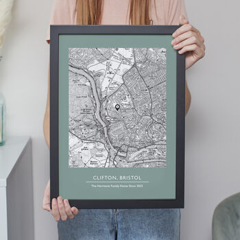 Custom Made UK Map Personalised Homeowner Print, 3 of 12