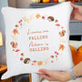 Personalised Autumn Cushion, thumbnail 3 of 3