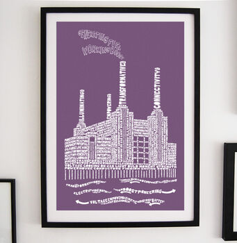 Battersea Power Station Citography Skyline Print, 3 of 8
